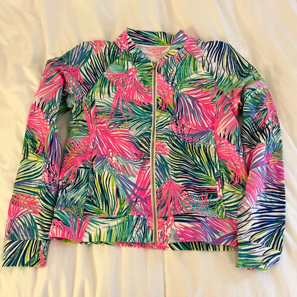 Lilly Pulitzer Zip Up Jacket - Small